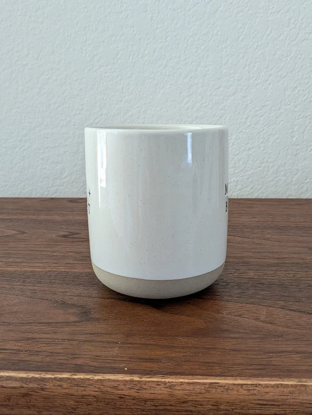 Sweet Water Decor Merry and Bright Stoneware Coffee Mug Christmas Minimal 4